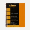 RHODIA Classic Spiral Book 80gsm Lined A5+ x 90 Orange