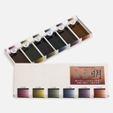 BOKU-UNDO Japanese Watercolor Shadow Black Mel Set x 6