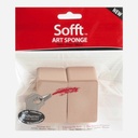 PANPASTEL Sofft Flat Angle Slice Art Sponge x 2