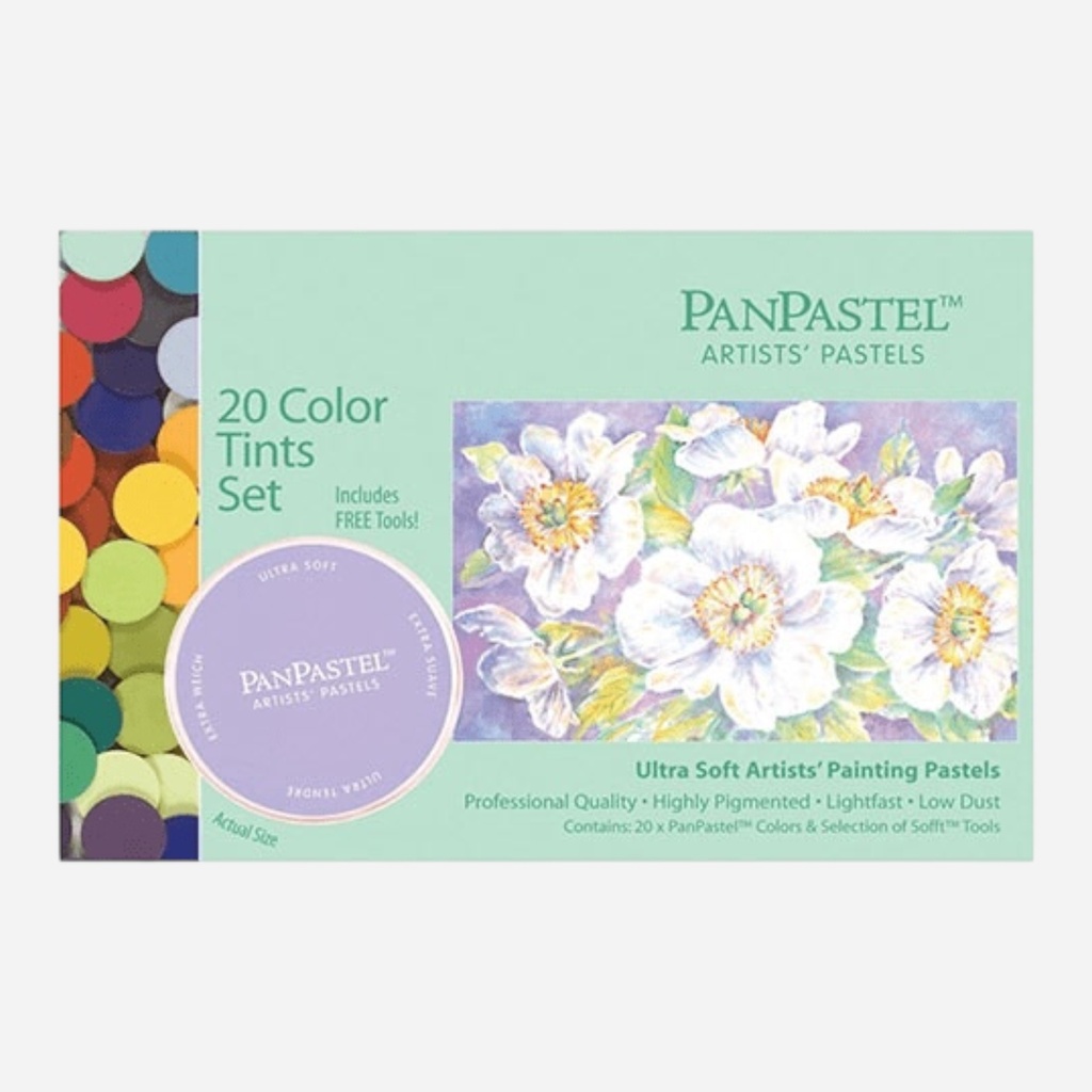 PANPASTEL Artist Pastel Tints Set x 20