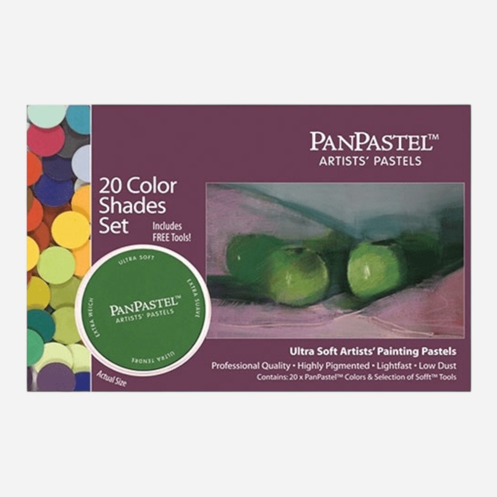 PANPASTEL Artist Pastel Shades Set x 20