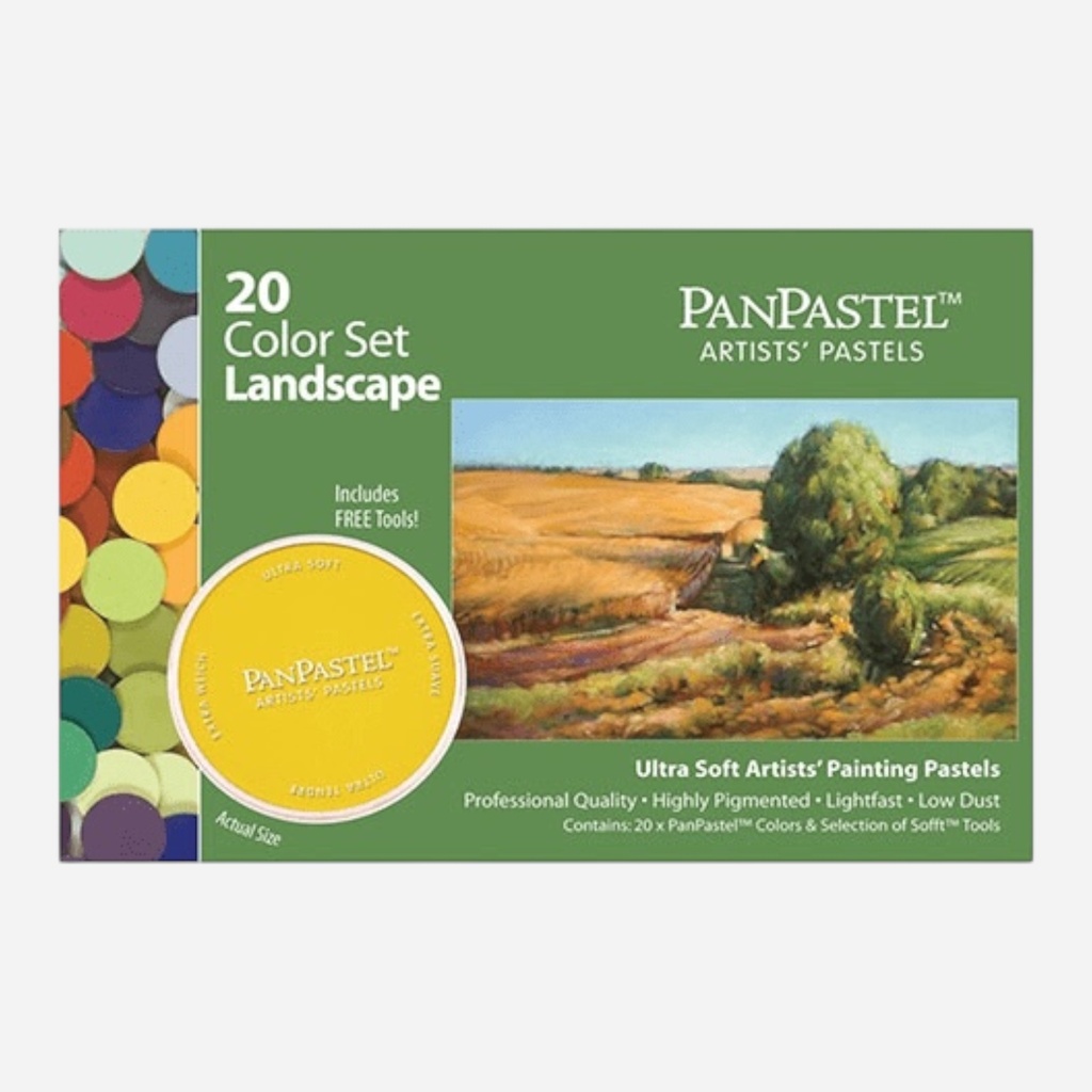 PANPASTEL Artist Pastel Landscape Colors Set x 20