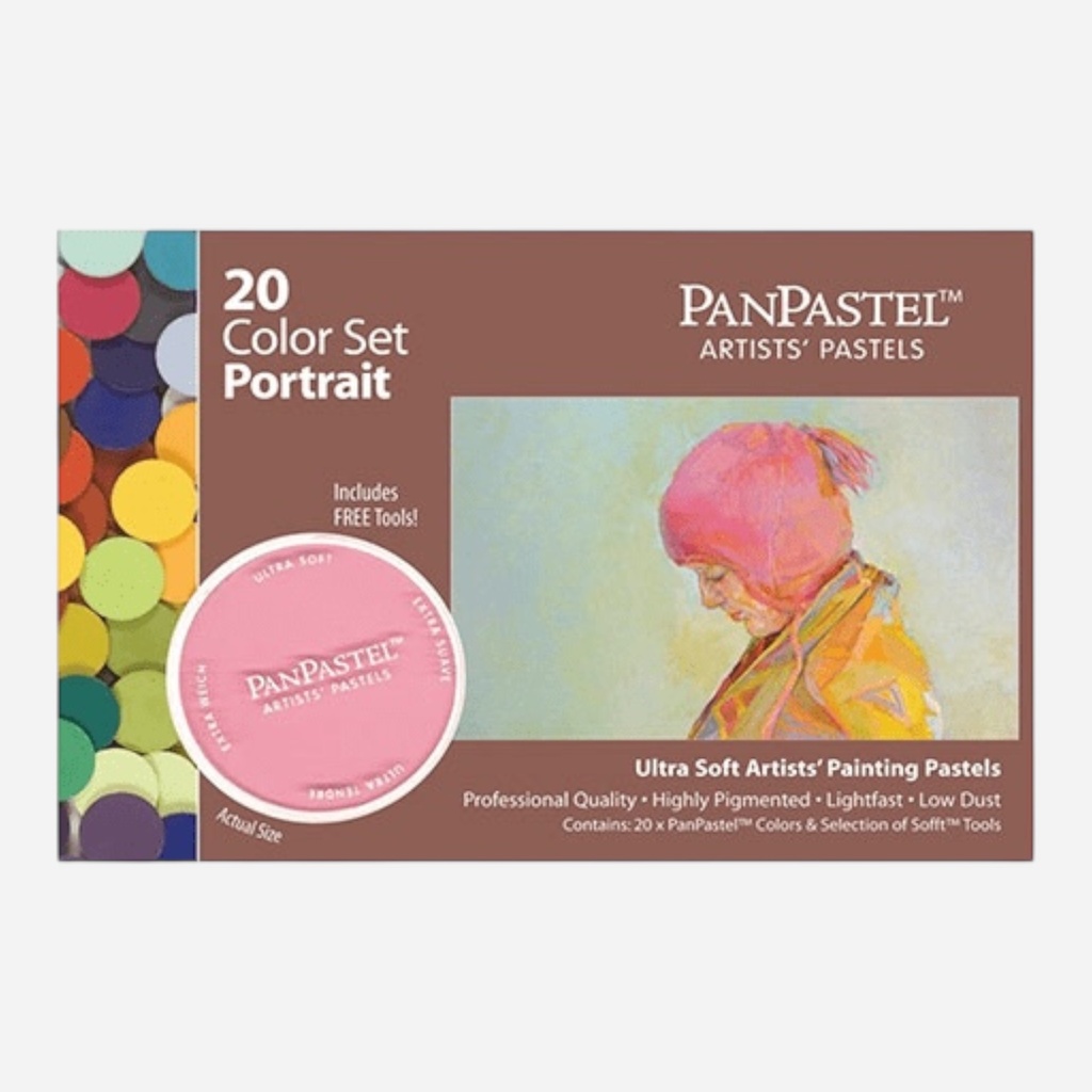 PANPASTEL Artist Pastel Portrait Colors Set x 20