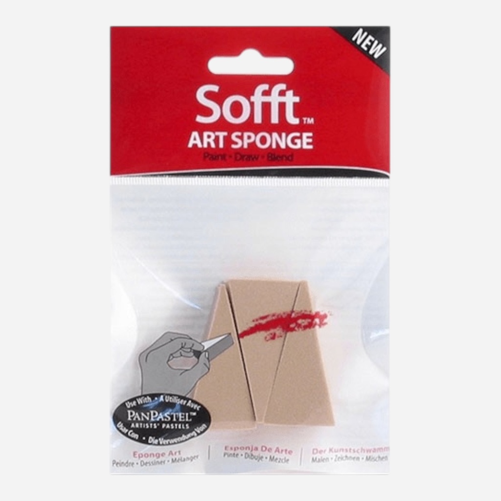 PANPASTEL Sofft Wedge Art Sponge x 3