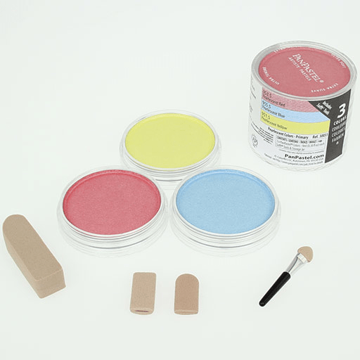 PANPASTEL Artist Pastel Pearlescent - Primary Color Set x 3