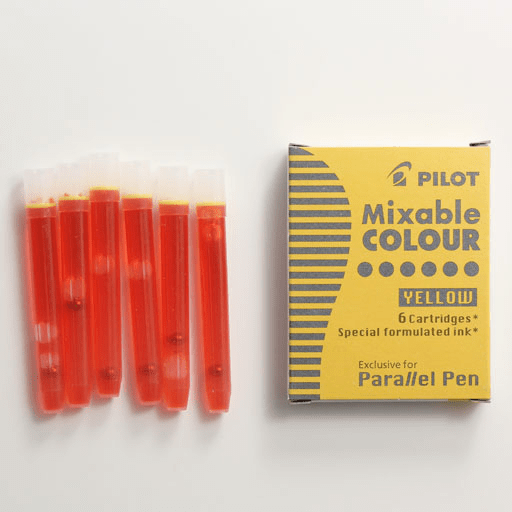 PILOT Mixable Color Ink Cartridge x 6 Yellow