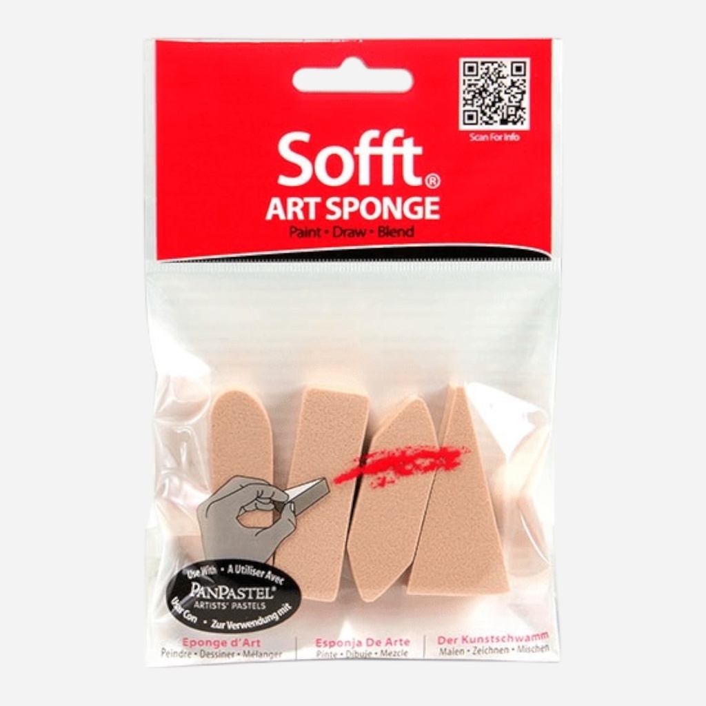 PANPASTEL Sofft Art Sponge Set x 4