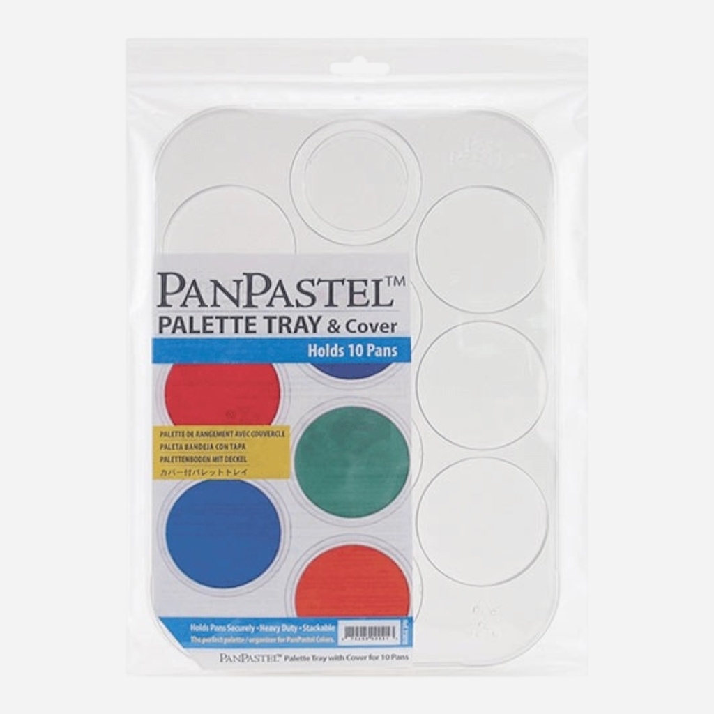 PANPASTEL Plastic Palette Tray & Cover 10-Pan