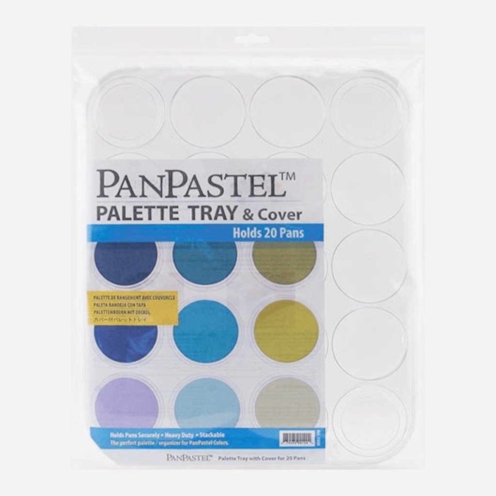 PANPASTEL Plastic Palette Tray & Cover 20-Pan