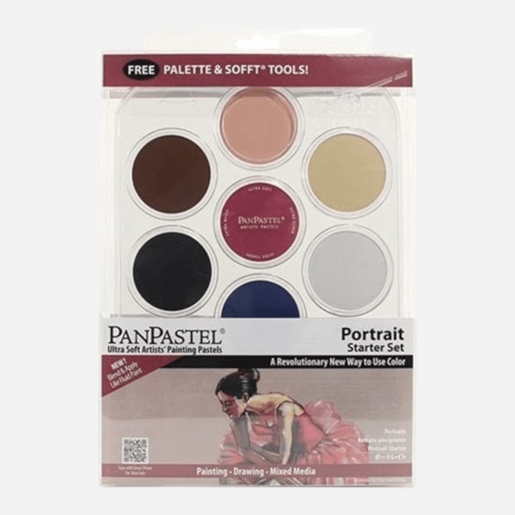 PANPASTEL Artist Pastel Portrait Starter Set x 7