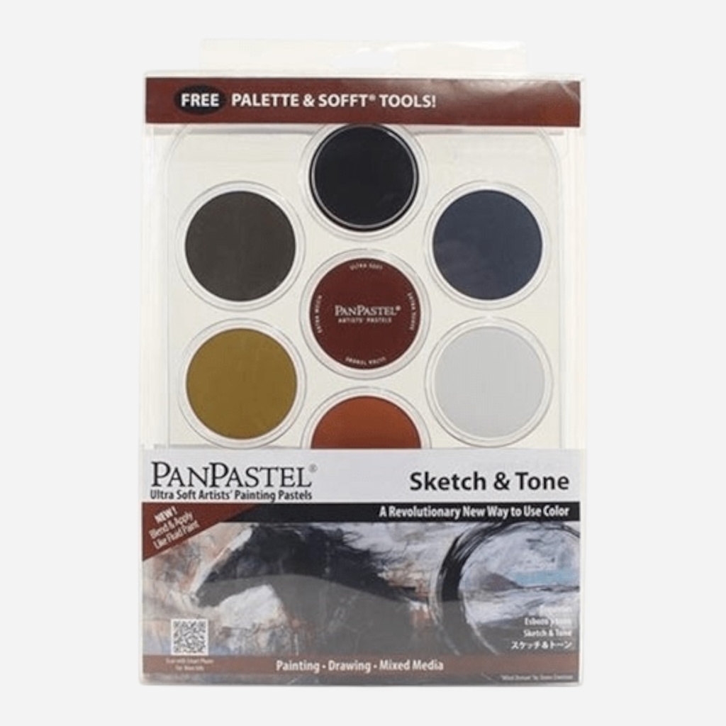 PANPASTEL Artist Pastel Sketch & Tone Set x 7