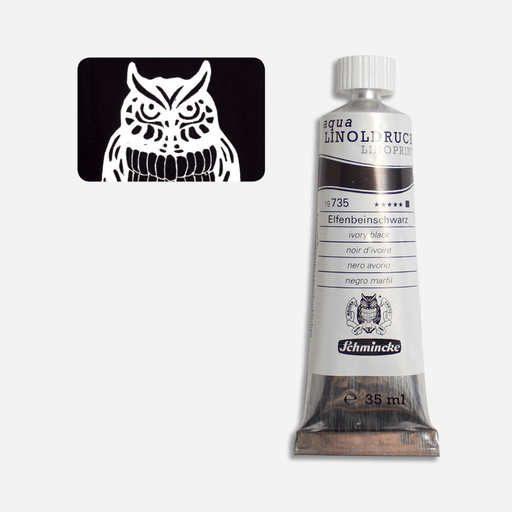 SCHMINCKE Aqua Linoprint Ink 35ml Ivory Black