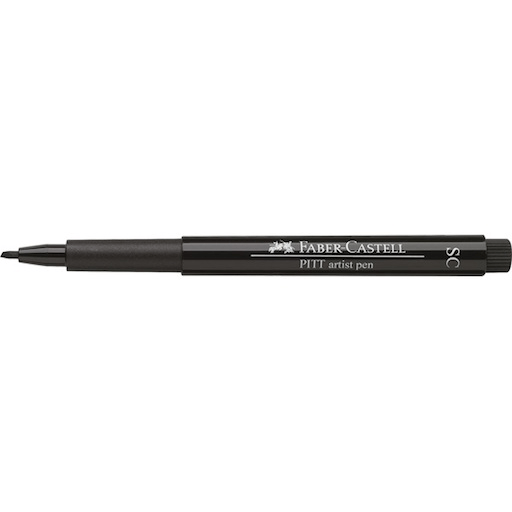 FABER-CASTELL Pitt Soft Chisel Pen Black
