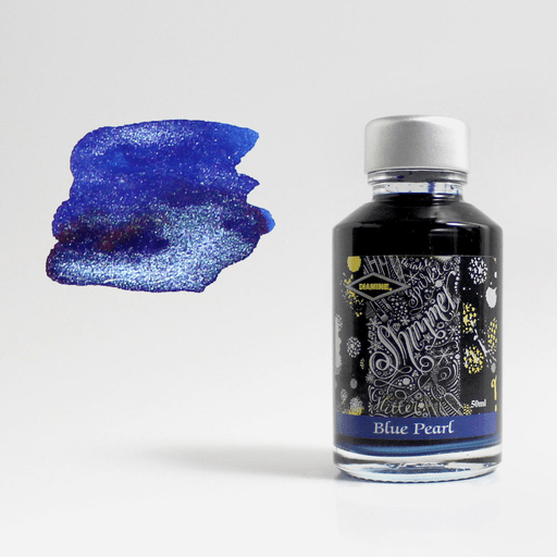 DIAMINE Shimmering Fountain Pen Ink 50ml Blue Pearl