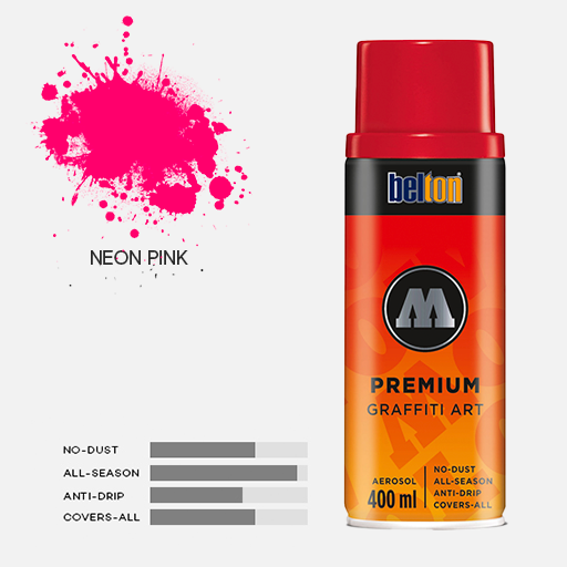 MOLOTOW Premium Spray Paint 400ml 234 Neon Pink