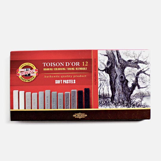 KOH-I-NOOR Toison D’or Soft Pastel Grey Tones Set x 12