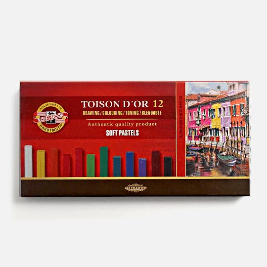 KOH-I-NOOR Toison D’or Soft Pastel Set x 12
