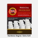 KOH-I-NOOR Gioconda White Coal Extra Soft x 4