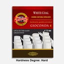 KOH-I-NOOR Gioconda White Coal Hard x 4