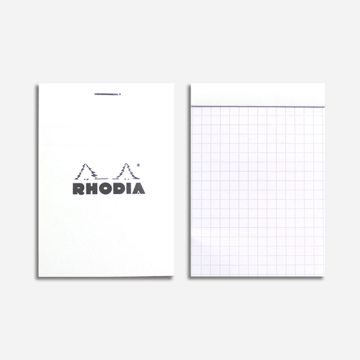 RHODIA Basics Notepad 80gsm Graph A7 x 80 White