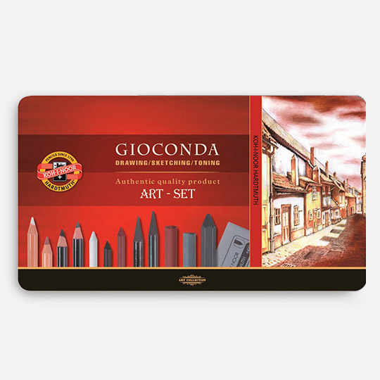 KOH-I-NOOR Gioconda Dry Media Set x 39
