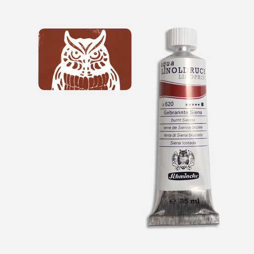 SCHMINCKE Aqua Linoprint Ink 35ml Burnt Sienna
