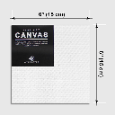 OVJ Cotton Canvas Board 280gsm 6” x 6”