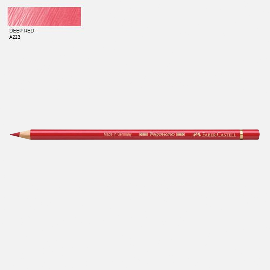 FABER-CASTELL Polychromos Color Pencil Deep Red