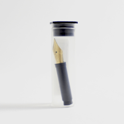 KAWECO Stainless Steel Gold-Plated Nib Medium