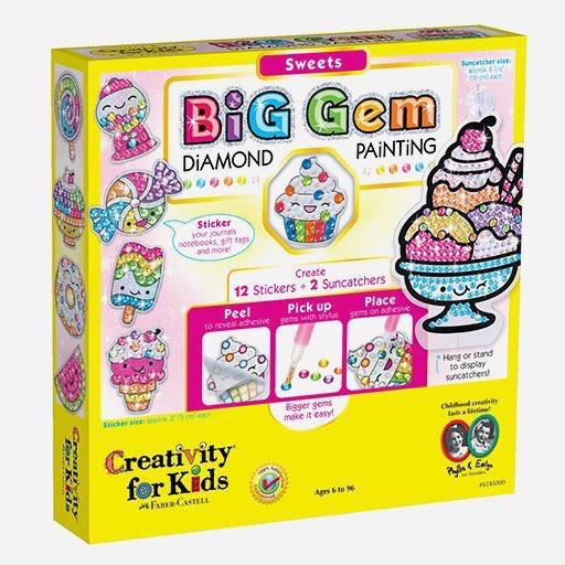 FABER-CASTELL Creativity For Kids Big Gem Diamond Painting Sweets