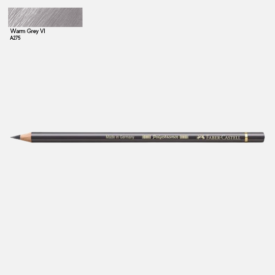 FABER-CASTELL Polychromos Color Pencil Warm Grey VI