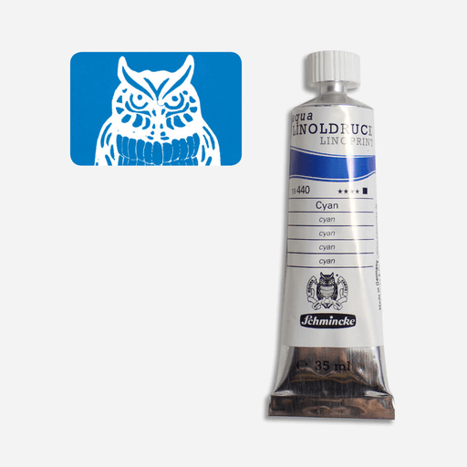 SCHMINCKE Aqua Linoprint Ink 35ml Cyan