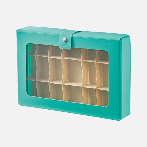 LIHIT LAB. Cube Fizz Collection Case A5 Green