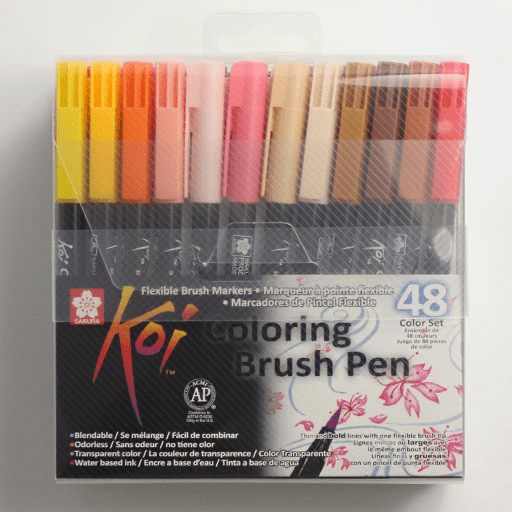 SAKURA Koi Coloring Brush Pen Set x 48