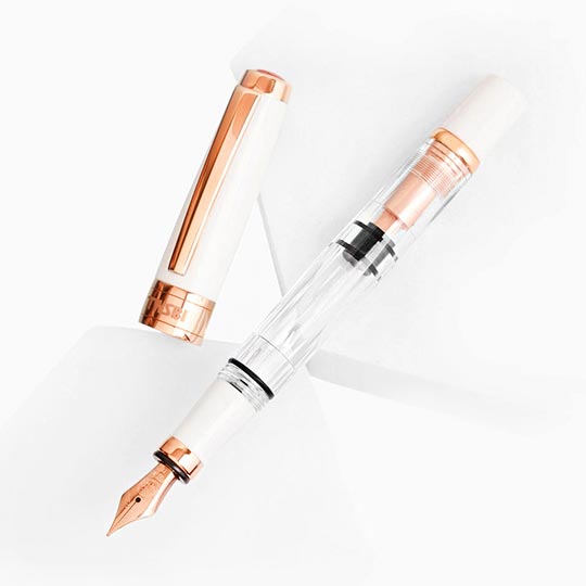TWSBI Diamond 580 White Rose Gold II Fountain Pen Fine