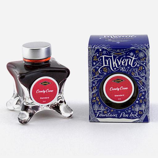 DIAMINE Inkvent Blue Standard Fountain Pen Ink 50ml Candy Cane