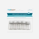 MULTICRAFT Craft Medley Mini Glass Containers 3ml x 5