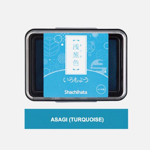 SHACHIHATA Iromoyou Ink Pad Asagi (Turquoise)