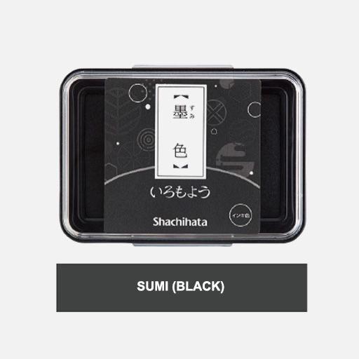 SHACHIHATA Iromoyou Ink Pad Sumi (Black)