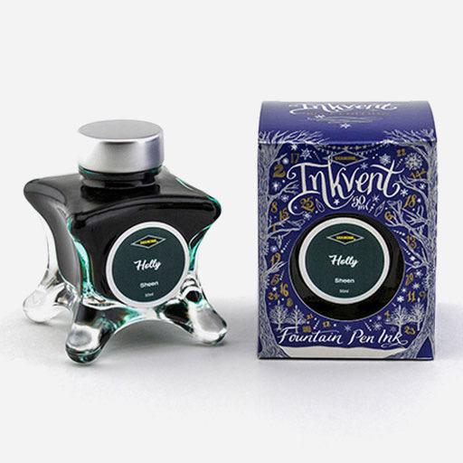 DIAMINE Inkvent Blue Sheen Fountain Pen Ink 50ml Holly