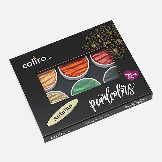 COLIRO Pearl Color 30mm Autumn Set x 6