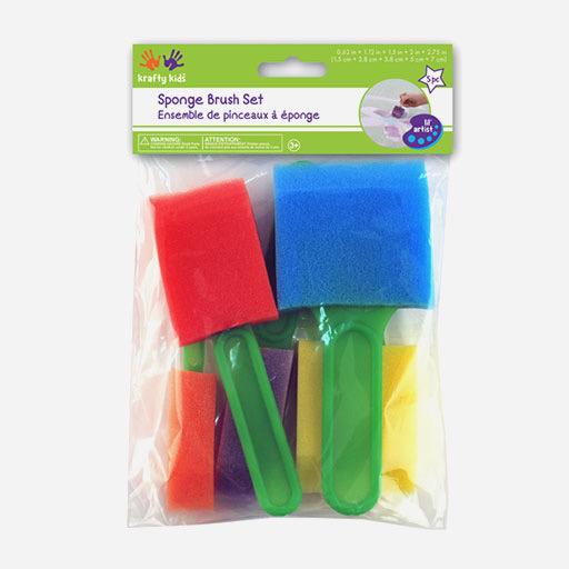 MULTICRAFT Krafty Kids Sponge Brush Set x 5