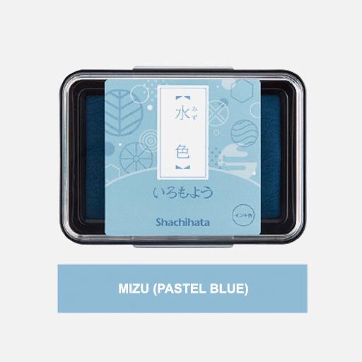 SHACHIHATA Iromoyou Ink Pad Mizu (Pastel Blue)