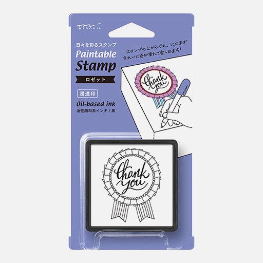 MIDORI Paintable Stamp Rosette