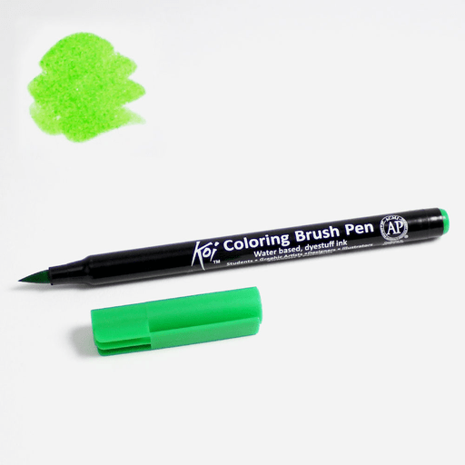 SAKURA Koi Coloring Brush Pen Emerald Green