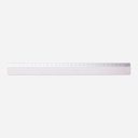 MIDORI Anti-Slip Aluminium Ruler 30cm Silver