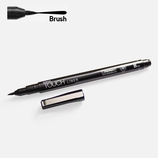 SHINHAN Touch Liner Brush Pen Black