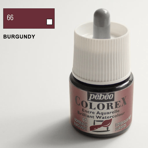 PEBEO Colorex Watercolor Ink 45ml 66 Burgundy