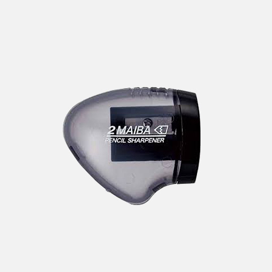 STAD Dual Blade Pencil Sharpener 2-Hole Black (Least Rotation)