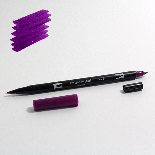 TOMBOW Dual Brush Pen Royal Purple